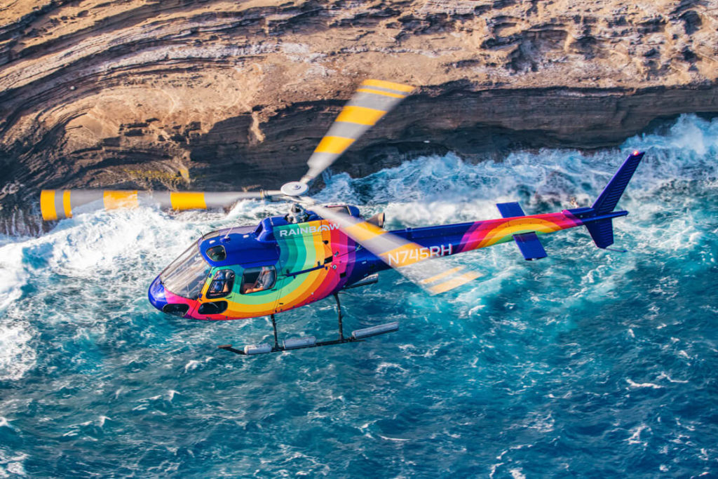 rainbow helicopter tour