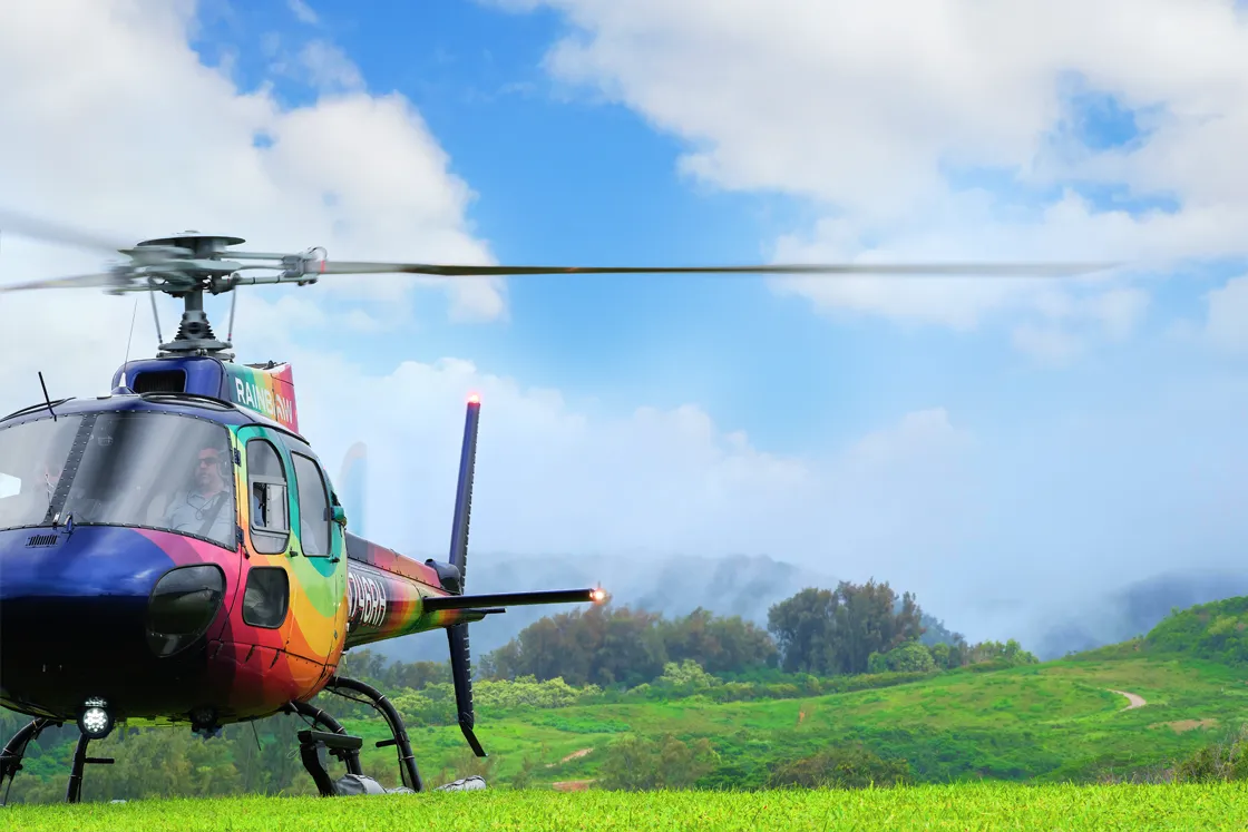 Private helicopter tour Rainbow Helicopters, Kona Big Island
