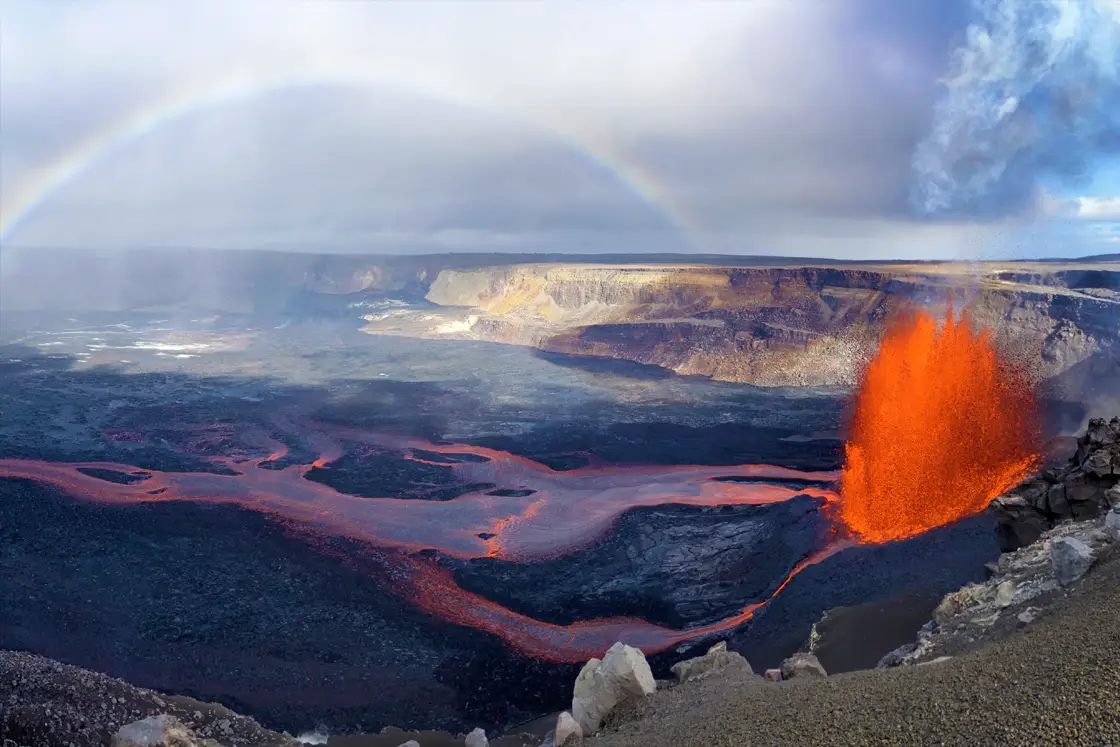Rainbow Helicopters Kilauea Volcano Eruption May 2025 Lava Tour Hawaii