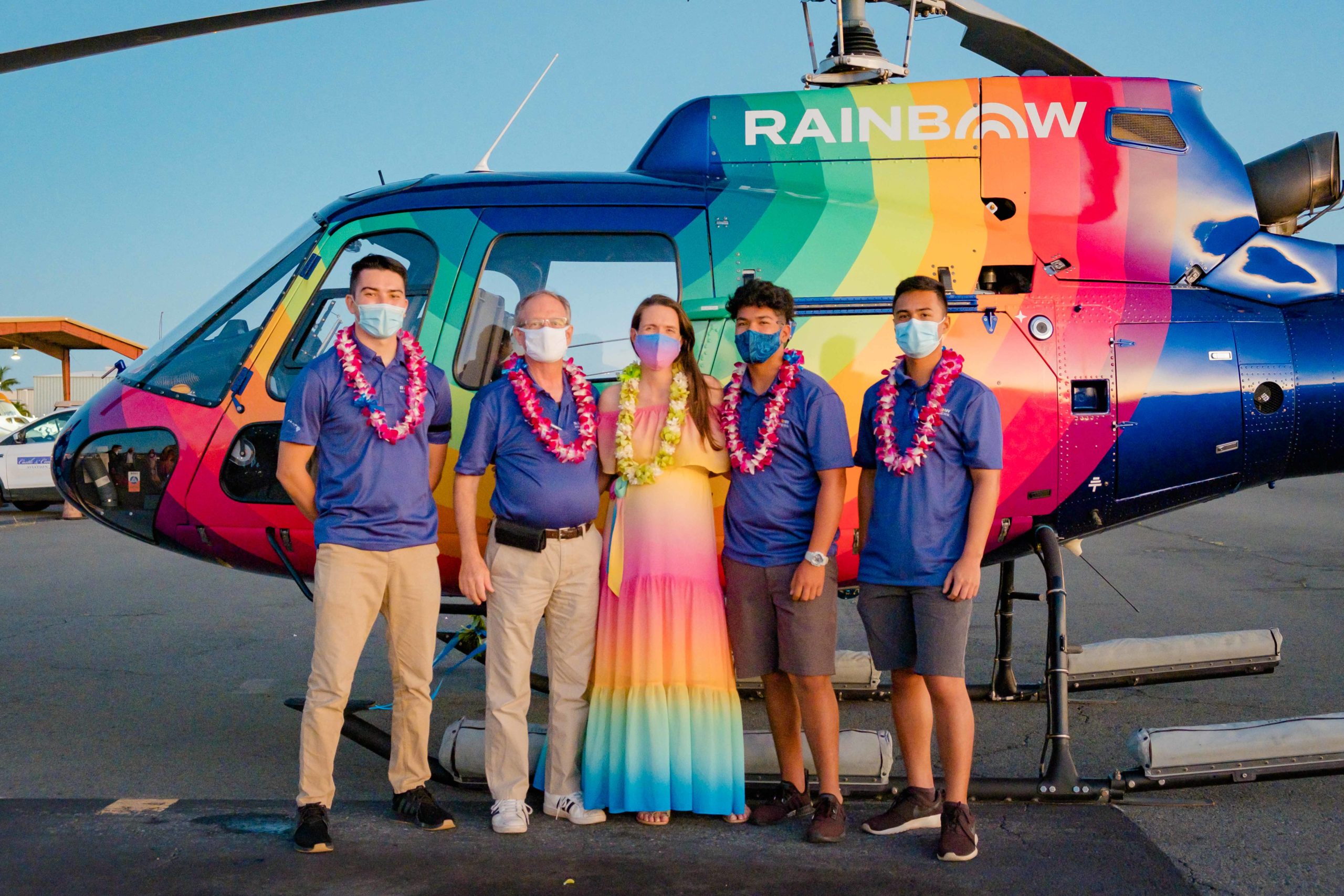 Rainbow Helicopters blessing ceremony