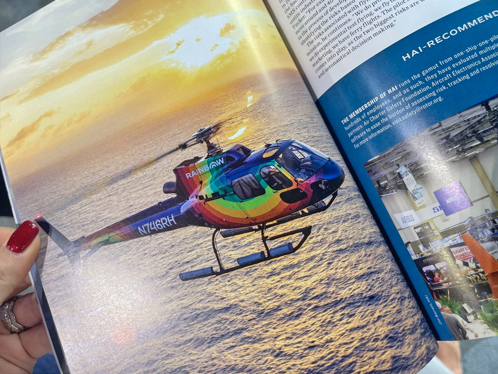 Rainbow Helicopters Flying Magazine