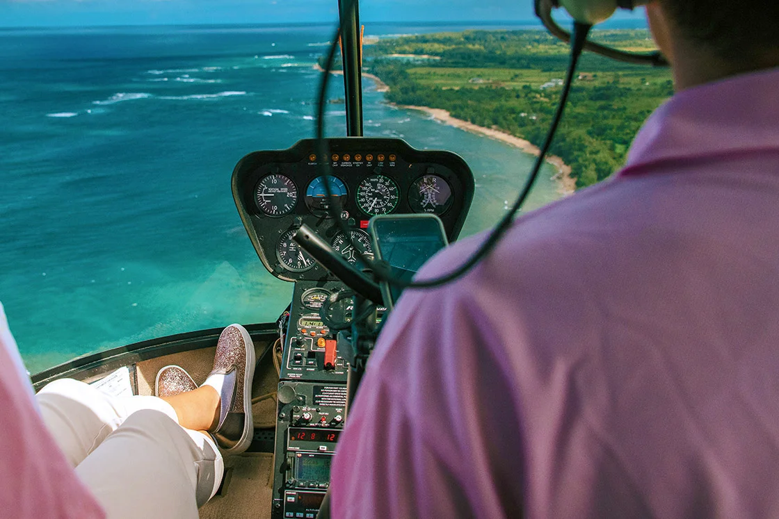 Oahu helicopter tours Rainbow Helicopters, Honolulu, Hawaii