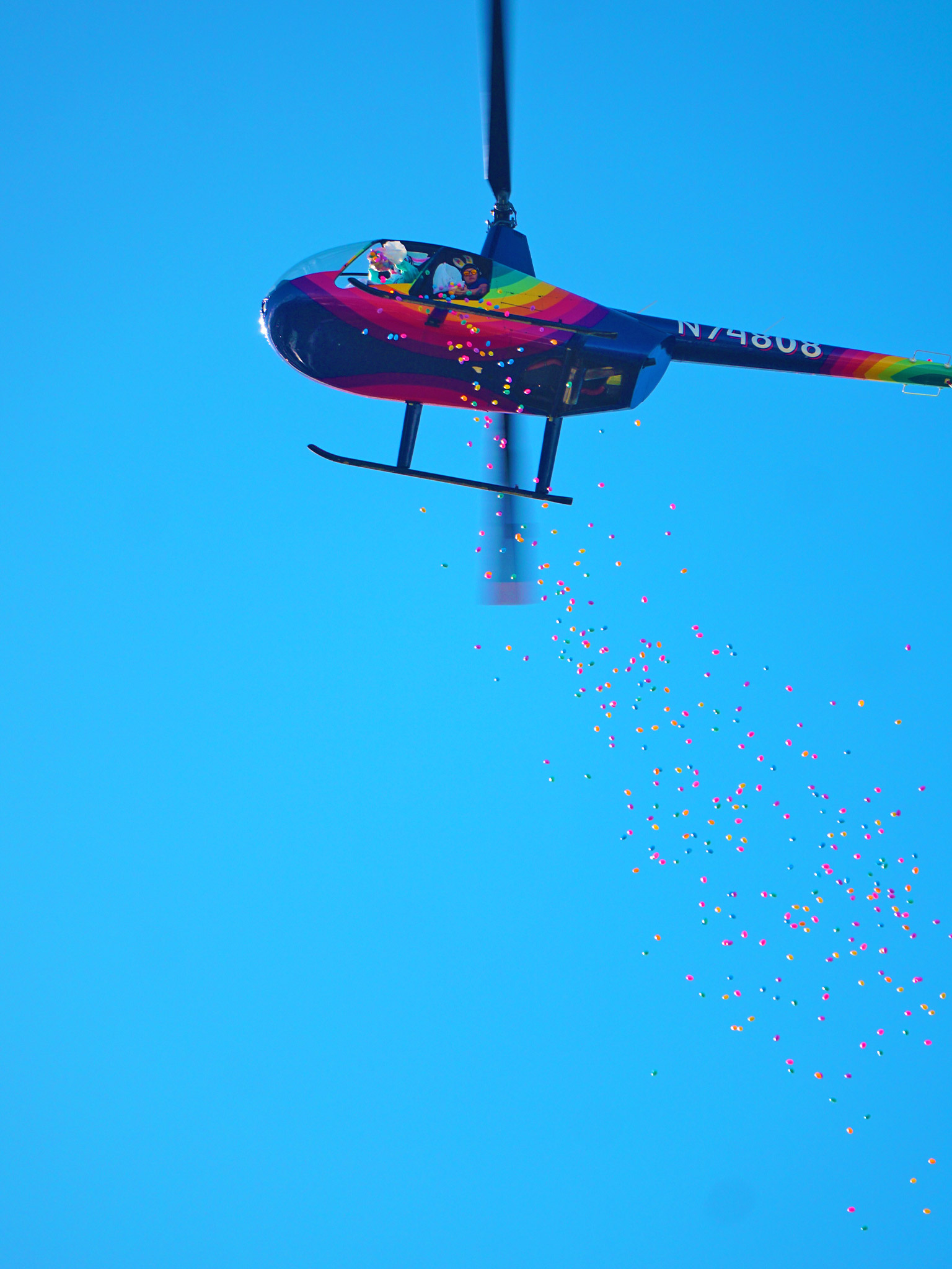 Rainbow Helicoopters community Easter Egg Drop 2025 Hawaii