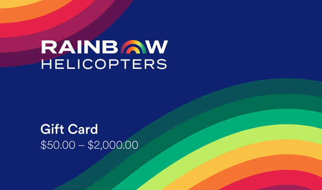 Rainbow Helicopters Hawaii helicopter Gift Card